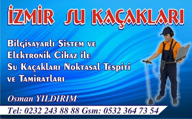 su kaçağı tespiti izmir