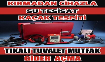 su kaçağı tespiti izmir su kaçağı tespiti izmir