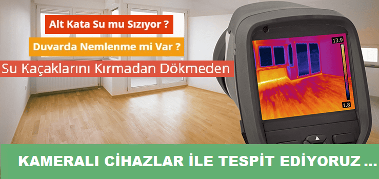 kameralı su kaçağı tespiti