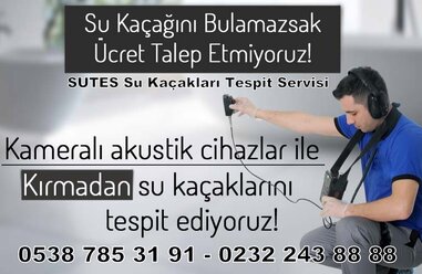 su kaçağı tespiti izmir